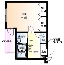 諏訪ノ森駅 徒歩5分 3階の物件間取画像